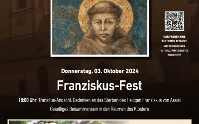 Franziskusfest 03. Oktober 2024