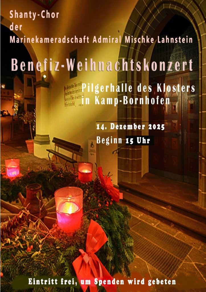 Plakat Weihnachtskonzert Kamp Bornhofen 2025