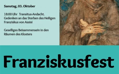 3. Oktober 2026 Franziskusfest